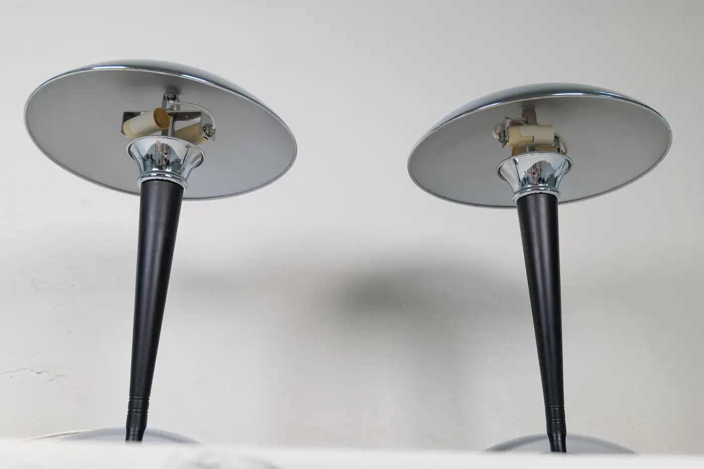 Scandinavian Art Deco Style Pair of Table Lamps Ikea, Sweden, 1980s