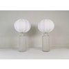 Mid-Century Modern Large Glass Table Lamps Orrefors, Sweden, 1970s