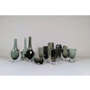 Midcentury Collection of 12 Pieces Art Glass Nils Landberg Orrefors Sweden 1950s