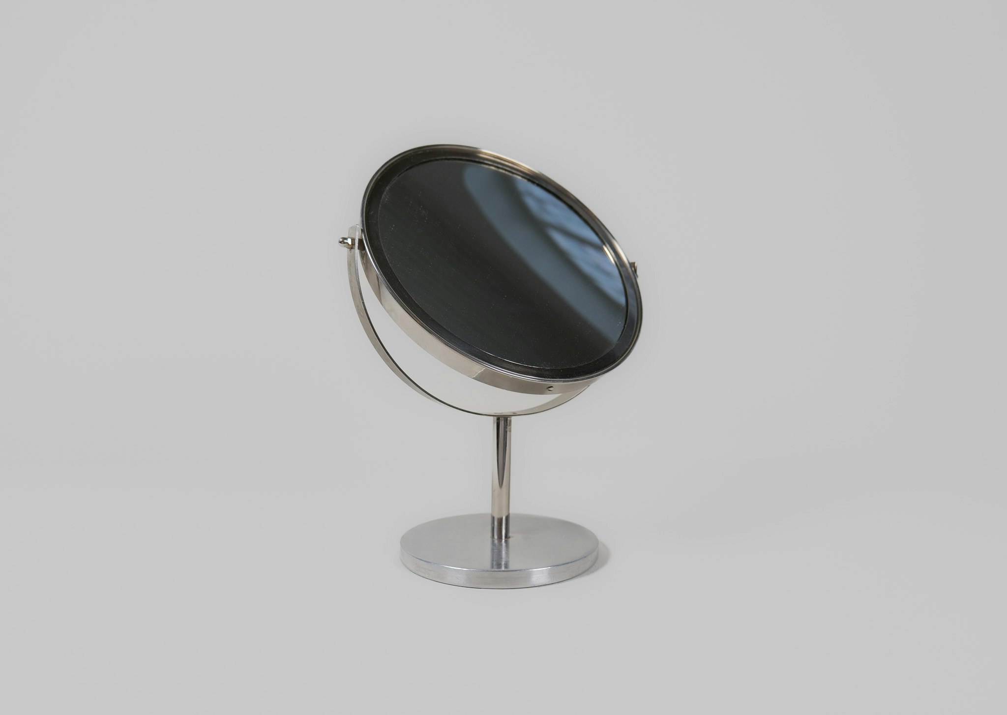 Midcentury Modern Hans-Agne Jakobsson Chrome  Vanity Table Mirror, Sweden