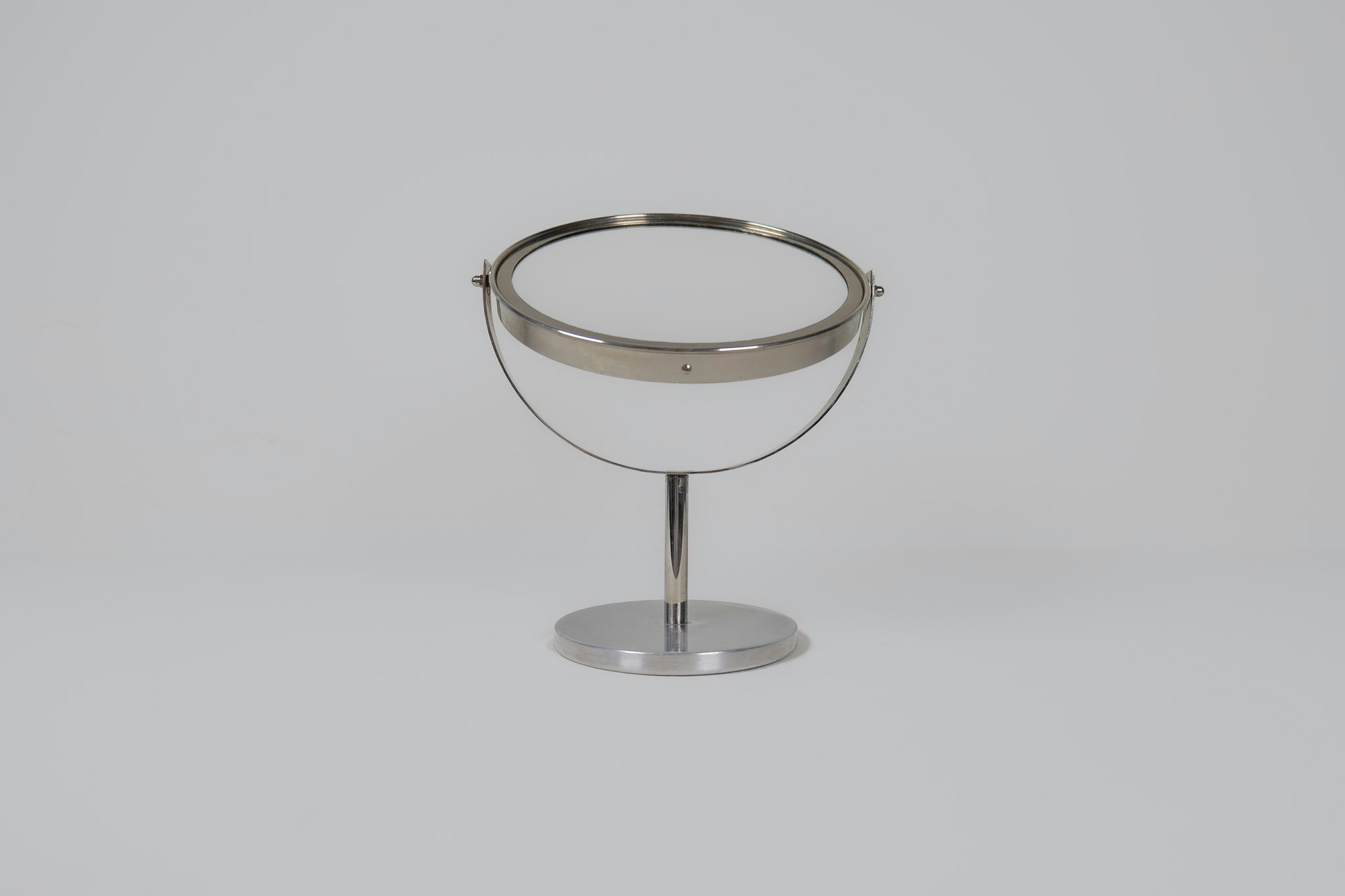 Midcentury Modern Hans-Agne Jakobsson Chrome  Vanity Table Mirror, Sweden