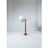 Scandinavian Modern Sculptural Floor Lamp in Pine Uno Kristiansson, Sweden 1970s