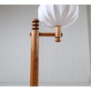 Scandinavian Modern Sculptural Floor Lamp in Pine Uno Kristiansson, Sweden 1970s