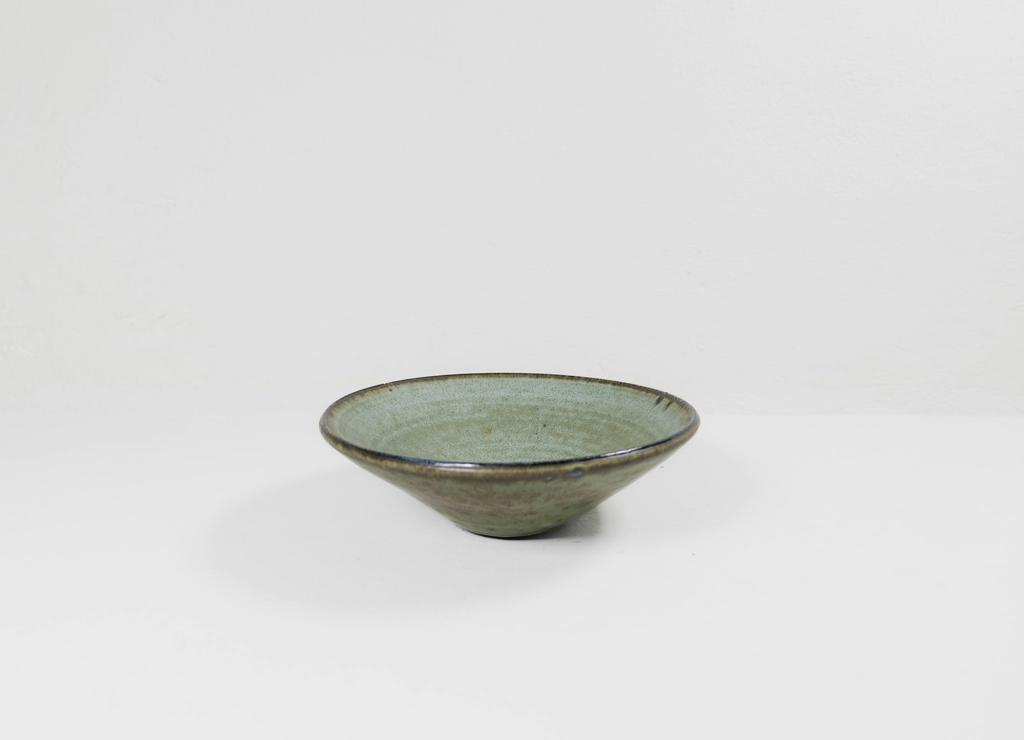 Midcentury Modern Unique Large Ceramic Bowl Carl-Harry Stålhane Rörstrand Sweden