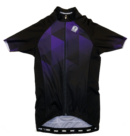 Prof Bodyfit Smooth Cykeltröja | Svartlila | Dam