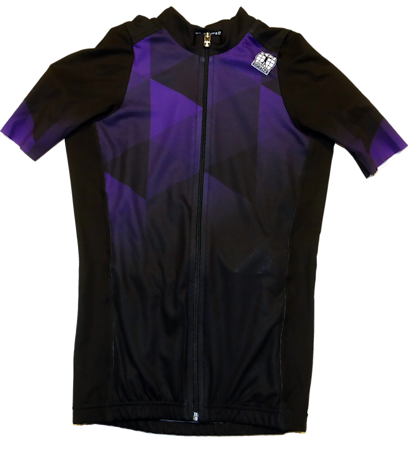 Race Proven Bodyfit Cykeltröja | Svartlila | Dam
