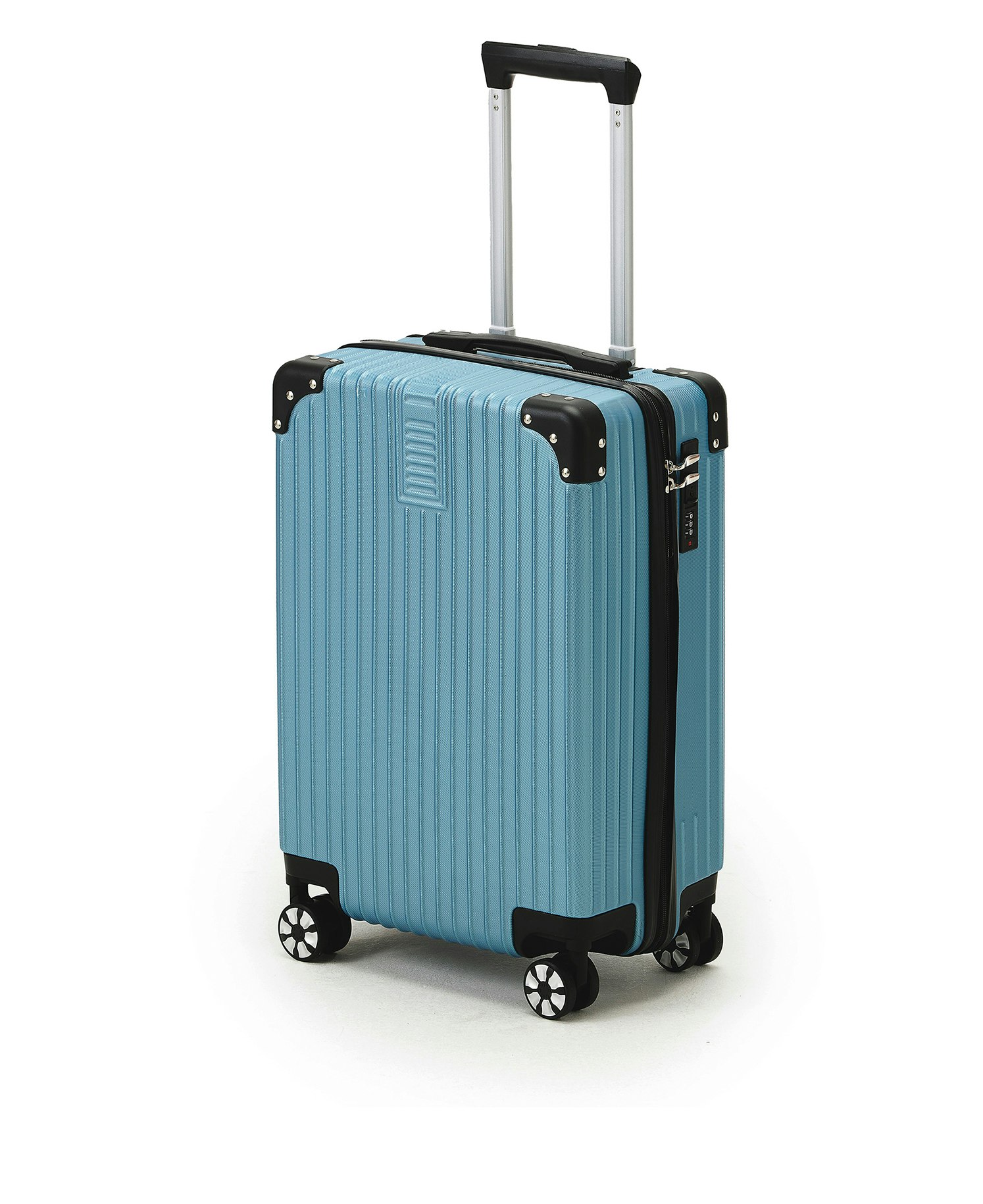 Stilvolle Kabinentasche von Sutherland & Sons – Silberblau