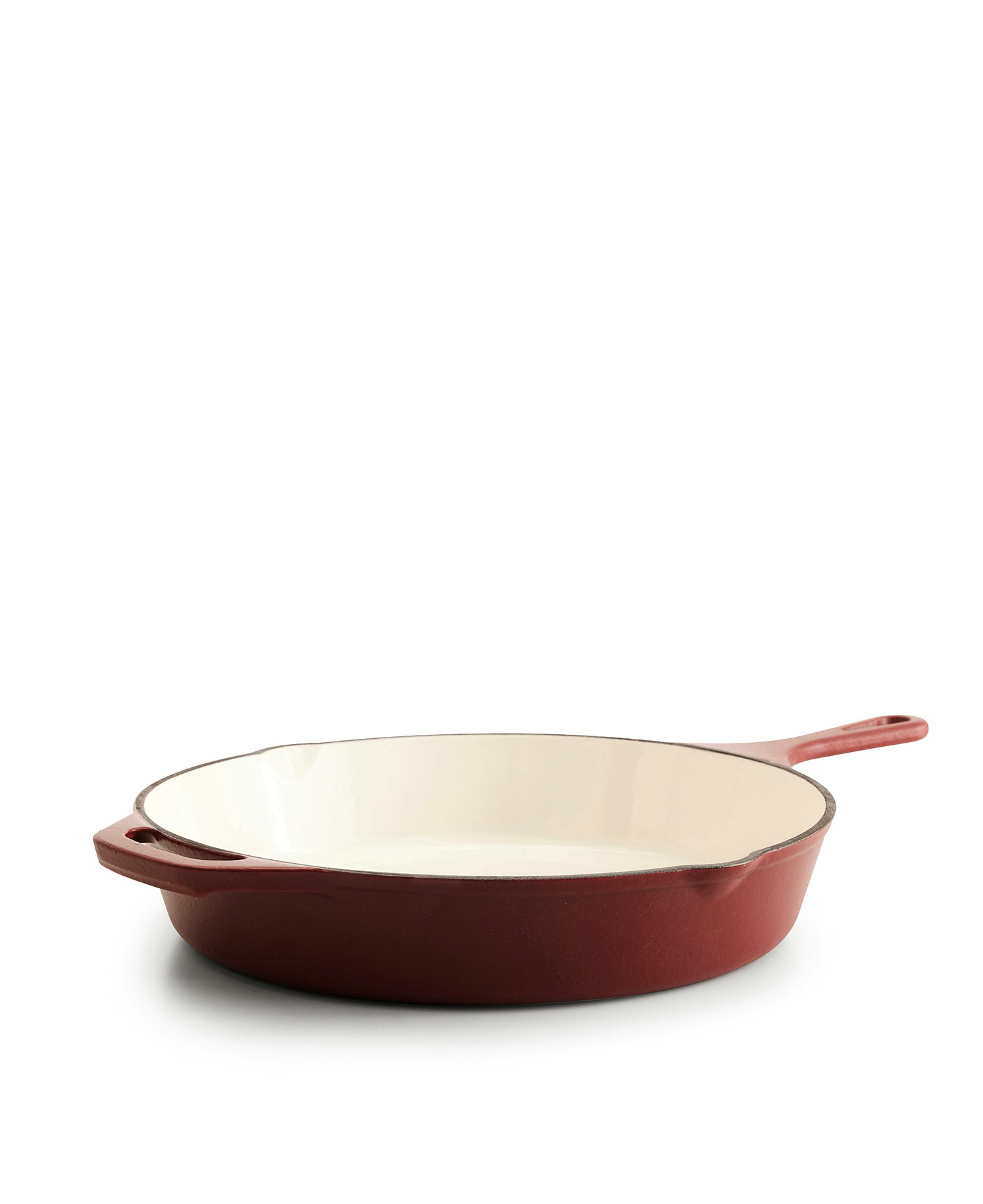 Bratpfanne aus Gusseisen, matte Oberfläche