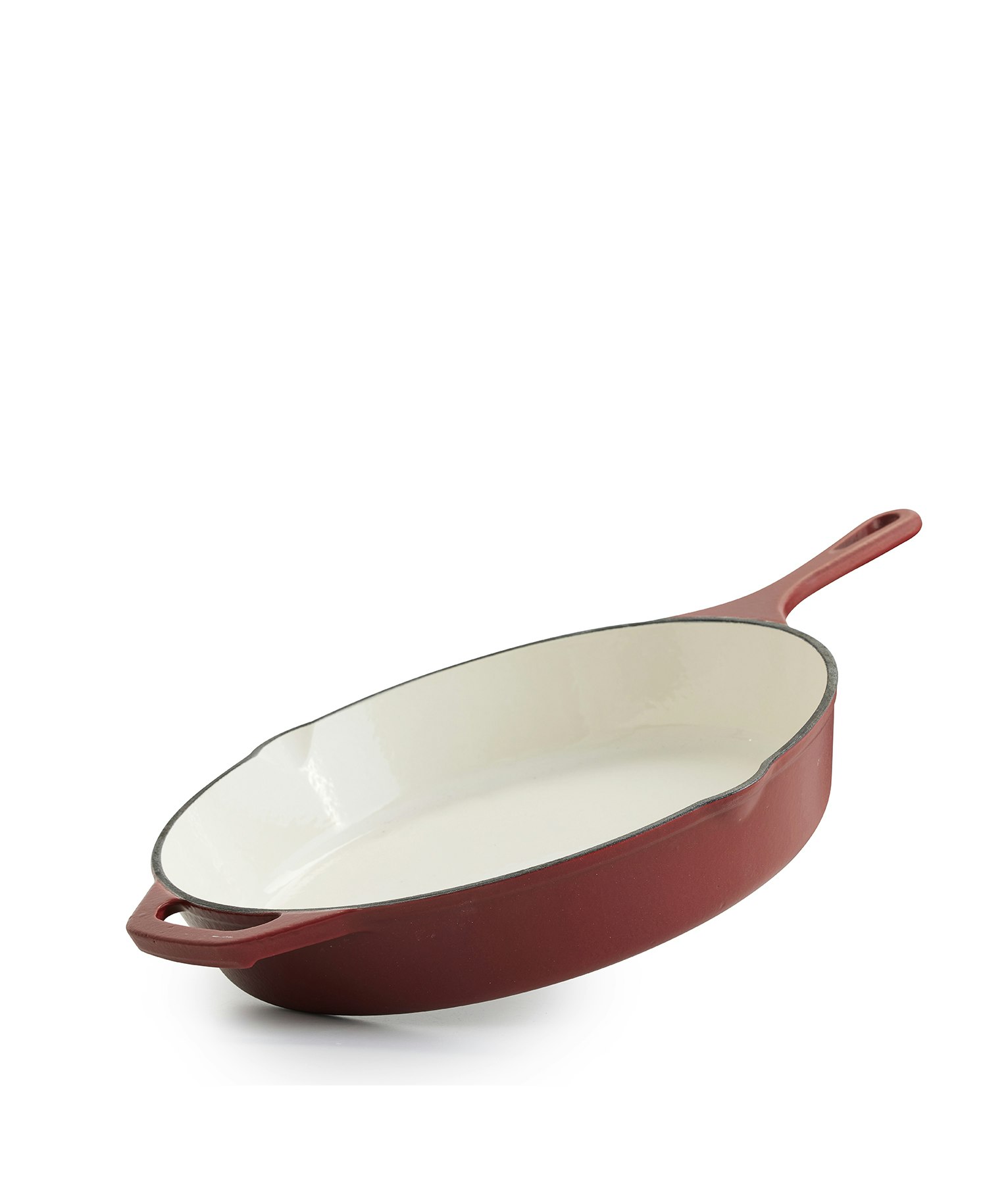 Bratpfanne aus Gusseisen, matte Oberfläche