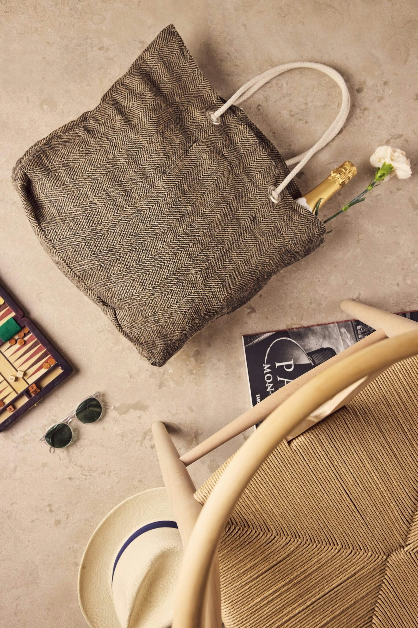 STRANDTASCHE – BEIGE