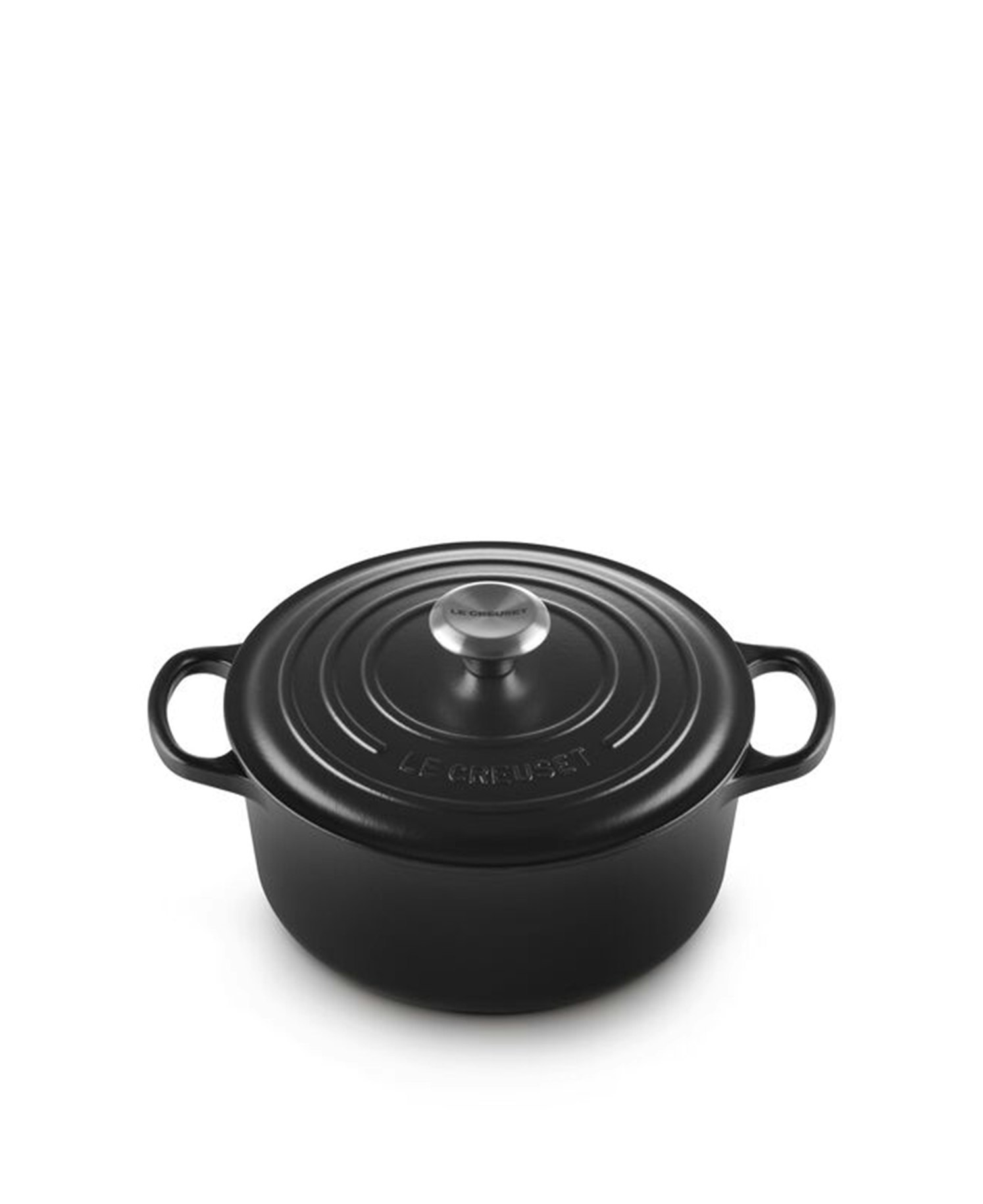 Le Creuset Signature Topf – Rund, 4,2 l/24 cm – Schwarz
