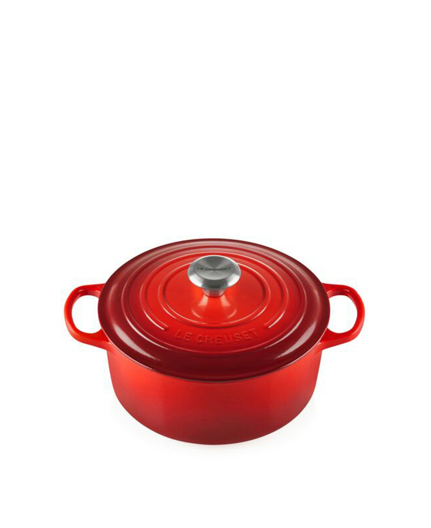 Le Creuset Signature Topf – rund, 4,2 l/24 cm – Cerise