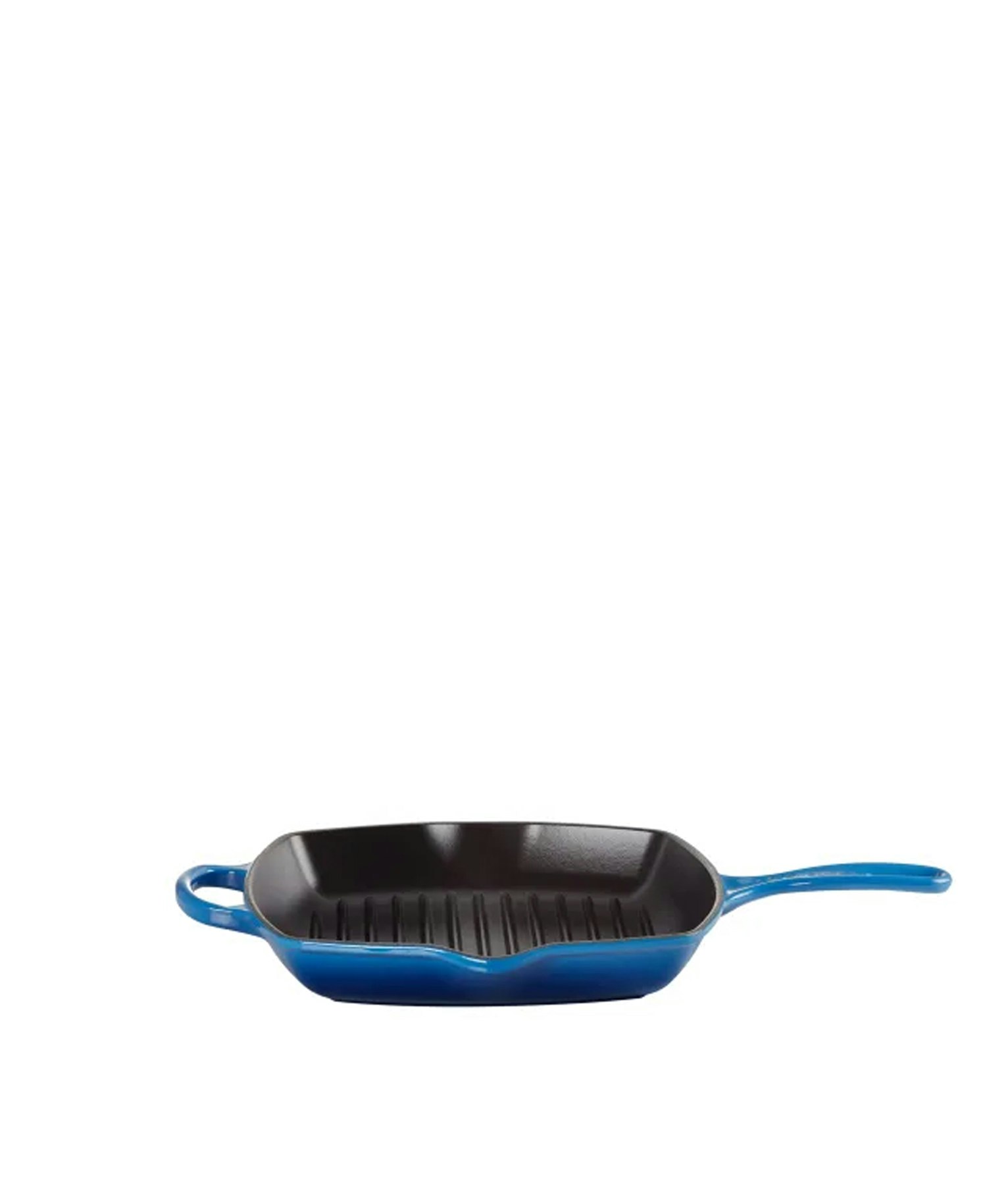 Le Creuset – Quadratische Grillpfanne 26 cm – Azurblau