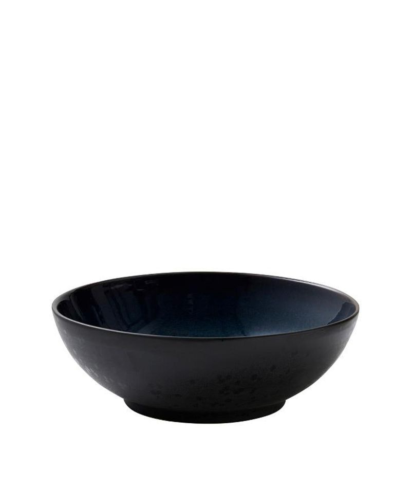 BITZ Salatschüssel Dia. 30 x 10 cm schwarz/dunkelblau
