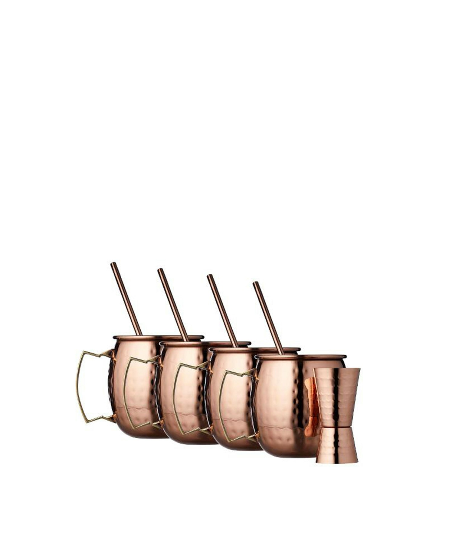 Lyngby Glas Moscow Mule Set 9-teilig Kupfer/Edelstahl