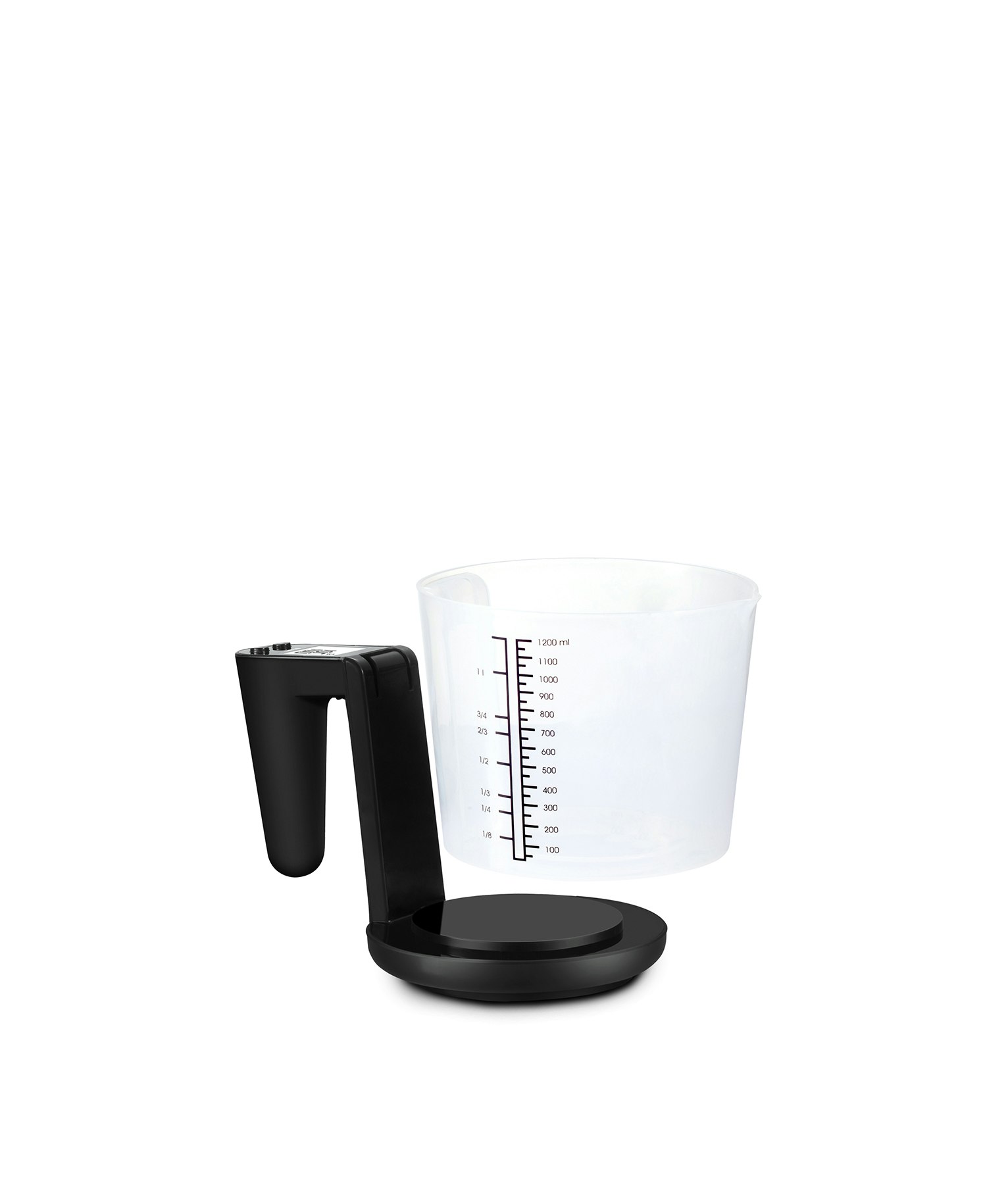 Champion Küchenwaage mit Messbecher 1200 ml – Schwarz
