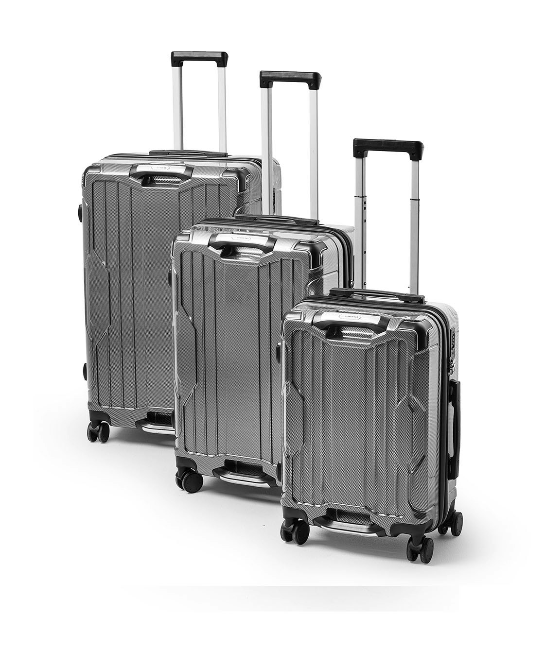 Modernes Taschenset von Sutherland & Sons - Carbon Grey 3er-Set