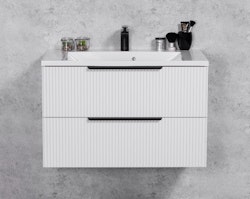 ELIN 80cm hvit skap med servant