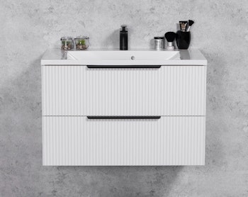 ELIN 80cm hvit skap med servant