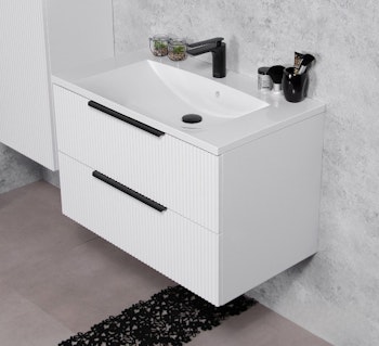 ELIN 80cm hvit skap med servant