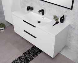 ELIN 120cm hvit skap med servant