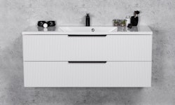 ELIN 120cm hvit skap med servant