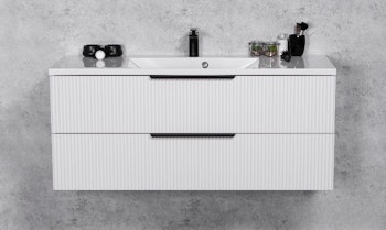 ELIN 120cm hvit skap med servant