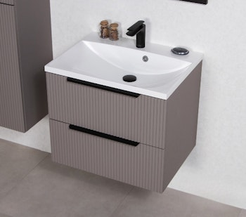 ELIN 60cm silky sand farge skap med servant