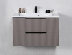 ELIN 80cm silky sand farge skap med servant