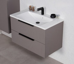 ELIN 80cm silky sand farge skap med servant