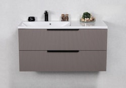 ELIN 100cm silky sand farge skap med servant