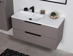 ELIN 100cm silky sand farge skap med servant