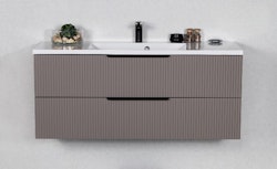 ELIN 120cm silky sand farge skap med servant