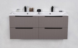 ELIN 120cm silky sand farge skap med 4 skuffer og servant