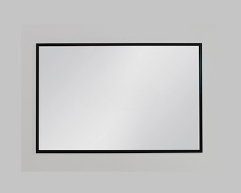 FRAMO speil  i sort aluminiumsramme - 100 x 65cm