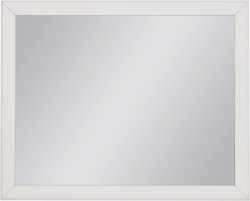 RETRO speil 100 x 80 cm, hvit mdf ramme