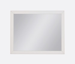 RETRO speil 100 x 80 cm, hvit mdf ramme