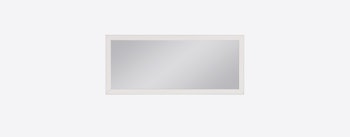 RETRO speil 150 x 65 cm,hvit mdf ramme