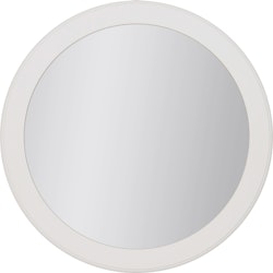 RETRO rundt speil Ø70cm, hvit mdf ramme