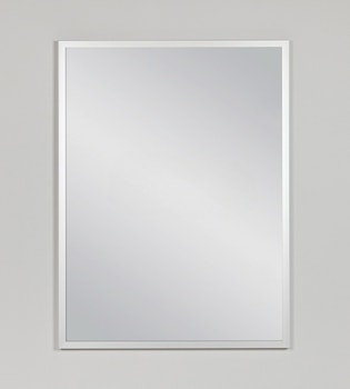 FRAMO speil  i sølvfarget aluminiumsramme - 60 x 80cm