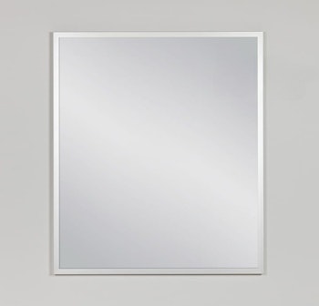 FRAMO speil  i sølvfarget aluminiumsramme - 70 x 80cm