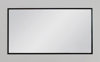 FRAMO speil  i sort aluminiumsramme - 120 x 65cm