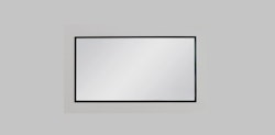 FRAMO speil  i sort aluminiumsramme - 120 x 65cm
