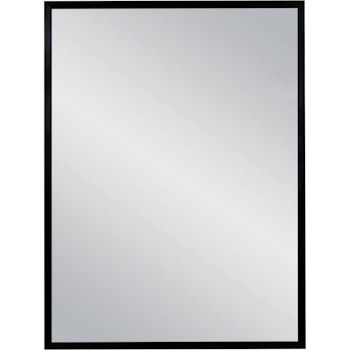 FRAMO speil i sort aluminiumsramme - 60 x 80cm