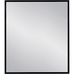 FRAMO speil i sort aluminiumsramme - 70 x 80cm