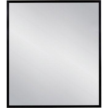 FRAMO speil i sort aluminiumsramme - 70 x 80cm