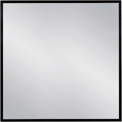 FRAMO speil i sort aluminiumsramme - 80 x 80cm