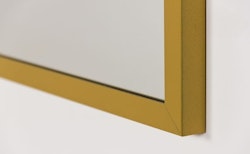 FRAMO speil i gull aluminiumsramme - 70 x 80cm