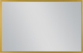 FRAMO speil i gull aluminiumsramme - 100 x 65cm