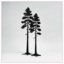 Tall liten svart 39 cm